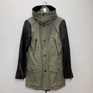 Men's Mackage Cotton Leather parka